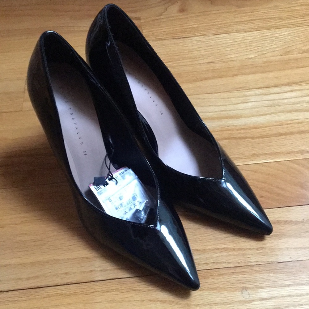 Black Zara heels